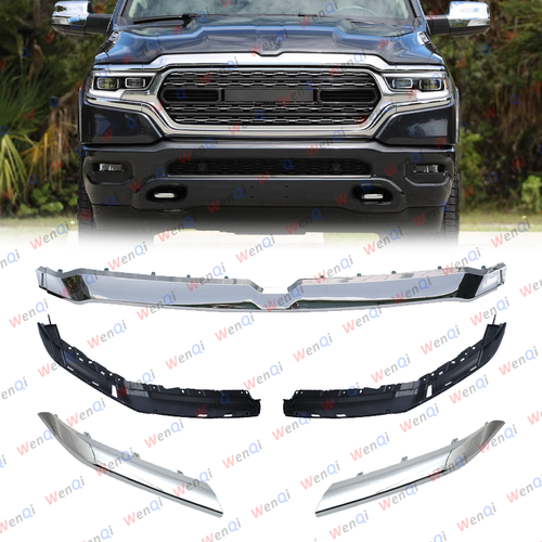 DURAFORCE For 2019-2024 Dodge Ram 1500 Front Upper Chrome Grille Molding Trim 6BT13SZ0AJ