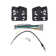 DURAFORCE Double Din Dash Install Bezel Panel Radio Mount Kit Fits 2002 03 04 05 Dodge Ram