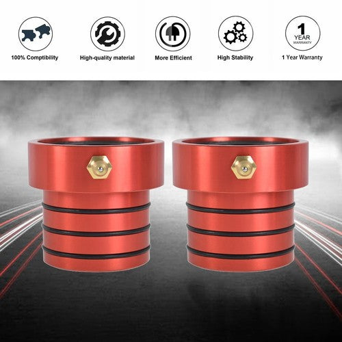 DURAFORCE 2PCS Red MG21103 Front Axle Tube Seal Pair For 87-17 Jeep Wrangler