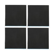 DURAFORCE 6" x 6" x 7/8" EVA Rubber Shock-absorbing Pad 4Pcs Anti Vibration Pads