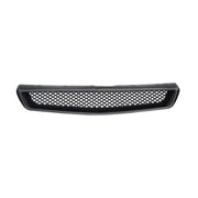 DURAFORCE JDM Type R Black Mesh Front Hood Grille Grill for 1999-2000 for Honda Civic