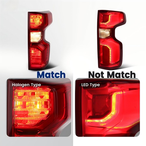 DURAFORCE Halogen Taillight Right Passenger for 2019-2026 for Chevrolet Silverado 1500