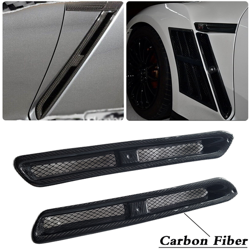 DURAFORCE CF Side Vents only for TOP Secret Style Fenders for 2008-2023 for Nissan GT-R R35