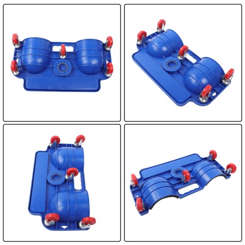 DURAFORCE Universal Rolling Knee Creeper Pad Foam Padded with Tool Tray & 5 Swivel Wheels