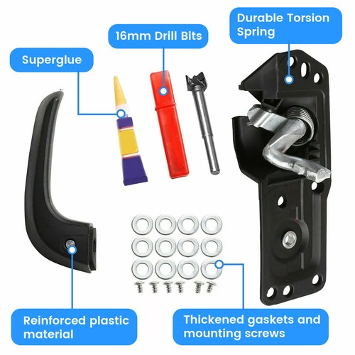 Door Handle Repair Kit Interior Inside LH for 07-13 Chevy Silverado GMC Sierra