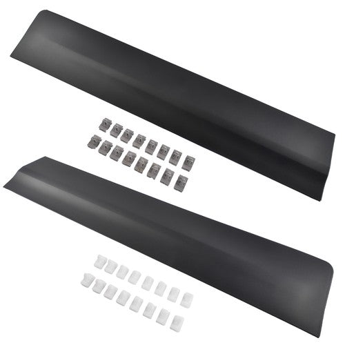 DURAFORCE Pair Rear Lower Door Trim Molding Black for Cadillac XT5 2017-2025 Left & Right