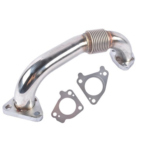 DURAFORCE Driver Side Exhaust Up Pipe for GMC Sierra Chevy Silverado LB7 LLY LMM 2001-2016