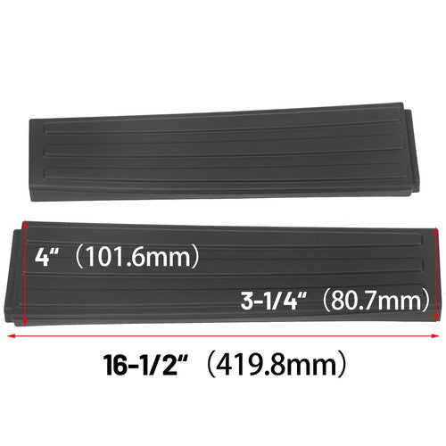 Flex Step Side Tailgate Molding Covers for 09 14 Ford F 150 End Cap Trim 2Pcs