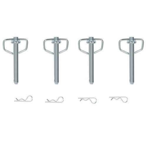 DURAFORCE 4pk Heavy-Duty 12,000 Lbs Removable D-Ring Stake Pocket For Flatbed/Trailers