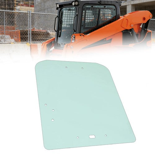 DURAFORCE Front Door Glass for Kubota SSV65 SSV75 Tire Skid Steer Windshield # V1311-34522