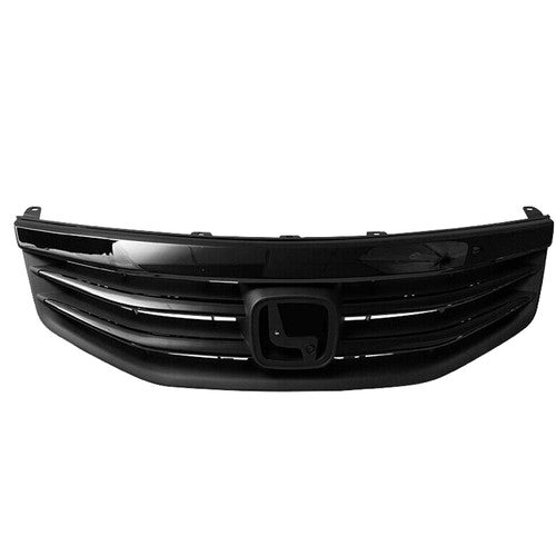 DURAFORCE For 2011 2012 Honda Accord Front Bumper Upper Gloss Black Mesh Grill Grille