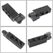 DURAFORCE 1/2" Inch 5 Way Pneumatic Directional Control Electric Solenoid Valve 110V AC