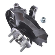 DURAFORCE Front Left Steering Knuckle Assembly Black Fits Hyundai Accent Dodge Attitude