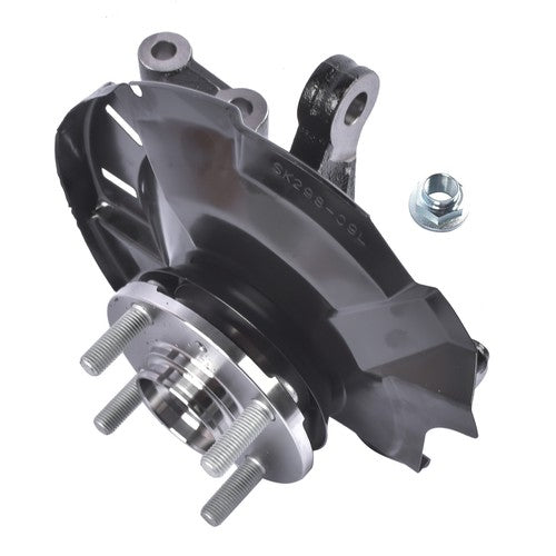 DURAFORCE Front Left Steering Knuckle Assembly Black Fits Hyundai Accent Dodge Attitude