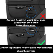 DURAFORCE Front Driver Side Door Armrest Repair Black for Chevrolet Tahoe Silverado 10-14