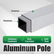 DURAFORCE Boat Trailer Guide Poles Aluminum Square Upright 1 1/2" Square 46" Tall Pair