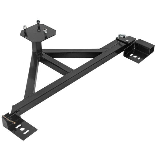 DURAFORCE Black Spare Tire Carrier For 2003-2009 HUMMER H2 Rack w/ Drop-down Option Rear