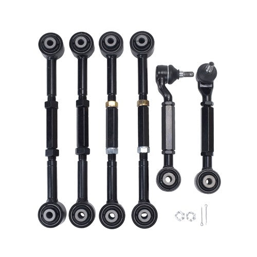 DURAFORCE Rear Upper + Lower Control Camber Arms For 2003-2007 Honda Accord 6Pcs US