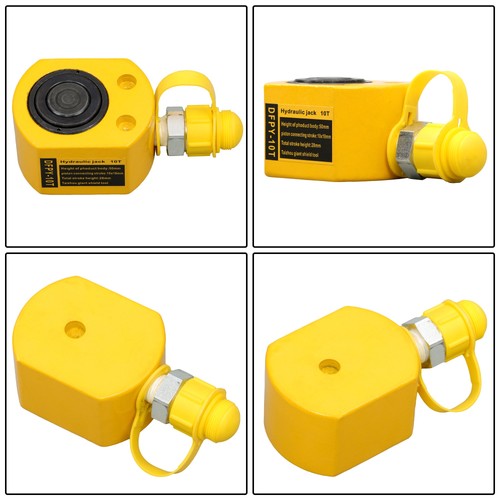 DURAFORCE 10Ton Hydraulic Ram Jack Multi-Section 1" Stroke Lifting Low Height Cylinder