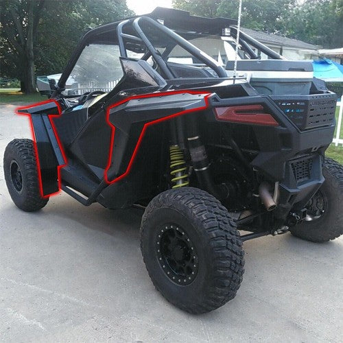 DURAFORCE Full Coverage Fender Flares For Polaris RZR Pro XP/Turbo R/Pro R 20-20 #2884685