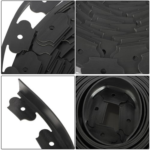 DURAFORCE 2 Inch For Lawn Tall Garden Edging 80ft Landscape Edging with 100 Spikes New