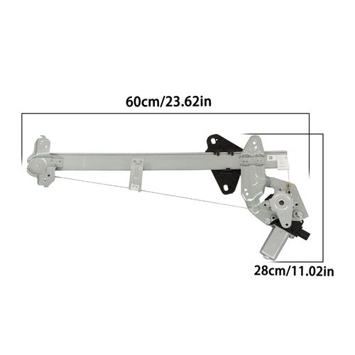 DURAFORCE 751-622 For Honda Fit 2009-2014 Power Window Regulator Front Right W/Motor 2-Pin