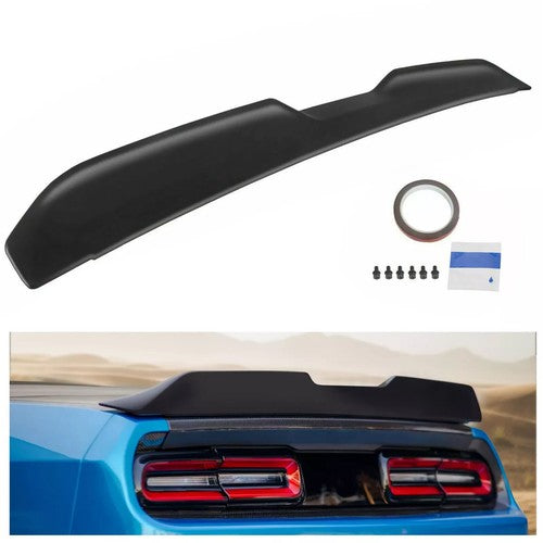 DURAFORCE Rear Trunk Spoiler Wing for Dodge Challenger 2008-23 Demon Style Matte Black