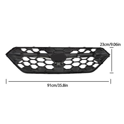 DURAFORCE Front Bumper Upper Grille Grill Dark Gray Fits For Subaru WRX 2022 2023 2024 New
