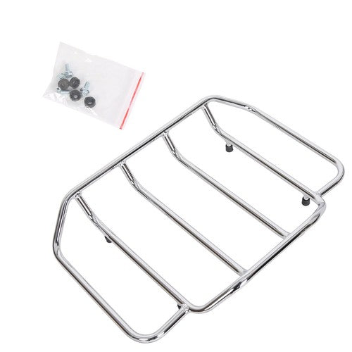 DURAFORCE King Luggage Trunk Backrest Mount Rack Trunk For Harley Davidson Touring 2014-24