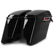 DURAFORCE 4" Stretched Extended Hard Saddlebags Speaker Lid 5x7 For Harley Touring 93-13