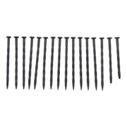 DURAFORCE 40FT Garden Edge Lawn Grass Stone Isolation Strip 16pcs Anchoring Spik US