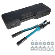 DURAFORCE Hydraulic Clamp Wire Crimper Battery Cable Crimping Tool New 16T+13Mold