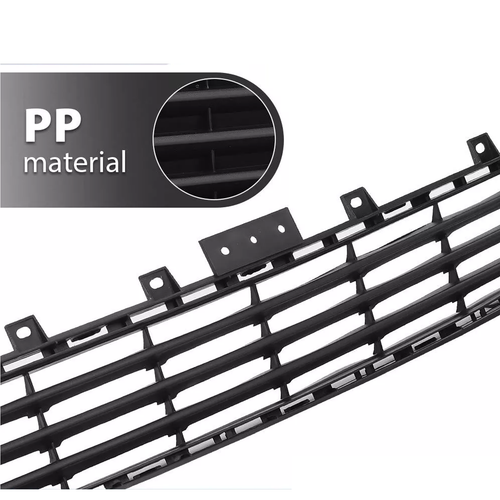 DURAFORCE Fit 2014 2015 2016 2017 Infiniti Q50 Front Bumper Lower Grille Matte Black 14-17