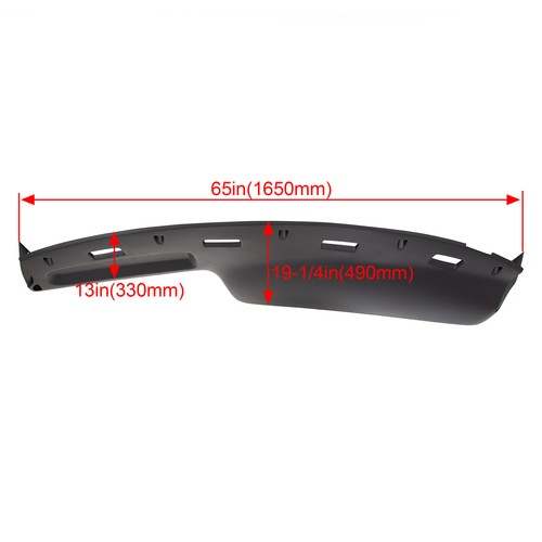 For 94-97 Dodge Ram 1500 2500 Dash Cover Cap Molded Dashboard Overlay Black
