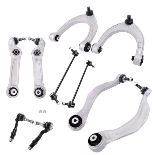 DURAFORCE Front Control Arms& Ball Joint Assembly Sway Bar Link 10x For BMW 528i 535d 535i
