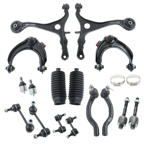 DURAFORCE 16Pc Suspension Kit Front Lower Upper Control Arm Set For Acura TL 2004-2006