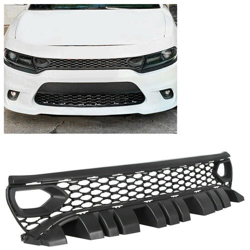 DURAFORCE Front Upper Grille for Dodge Charger SRT GT 2015-2023 2 Side Bezels