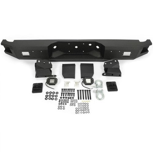 For 2009 2014 Ford F150 Truck Complete Rear Steel Bumper One Piece Textured