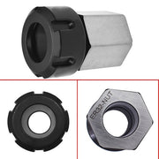 DURAFORCE Hex Collet Block Chuck Holder ER-32 Fit for CNC Lathe Engraving Machine