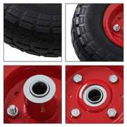 DURAFORCE Fit For Honda Generator EU3000is Solid Never Flat Tires All Terrain Wheel Kit