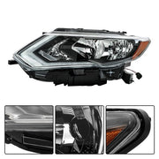 DURAFORCE Headlight Headlamps Assembly Fit For 2017-2019 Nissan Rogue LH Side Clear Lens