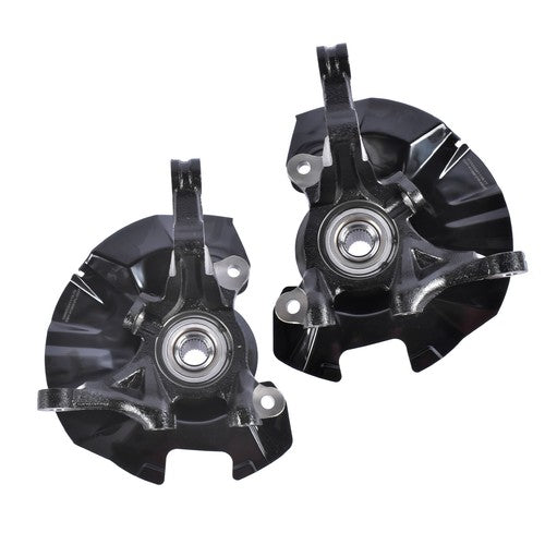 DURAFORCE Front LH+RH Steering Knuckle Assembly for Kia Rio Rio5 Hyundai Accent 2006-2011