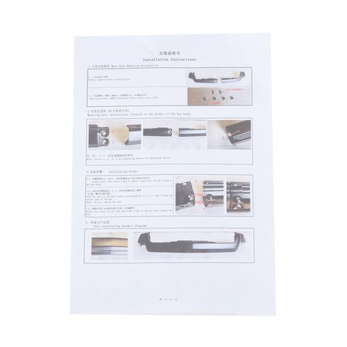 DURAFORCE For Chevy Silverado 2022-2024 Split-type Front Bumper Replacement Chrome Steel