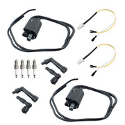 DURAFORCE New Ignition Coil Spark Plug With Cap Kit For Yamaha XJ550 XJ750 1981-83