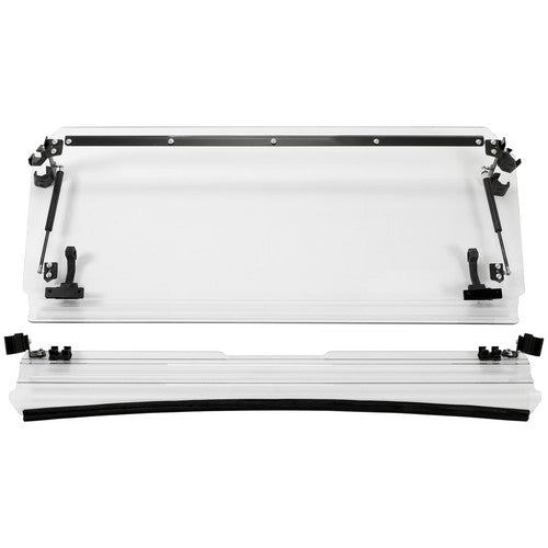 DURAFORCE Front Clear Flip Windshield For CFMOTO UForce 1000 2019-2021 2-IN-1