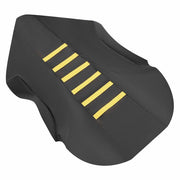DURAFORCE For Suzuki Z400 LTZ 400 03-08 09 Yellow Ribs Black Sides Multi Grip Seat Cover