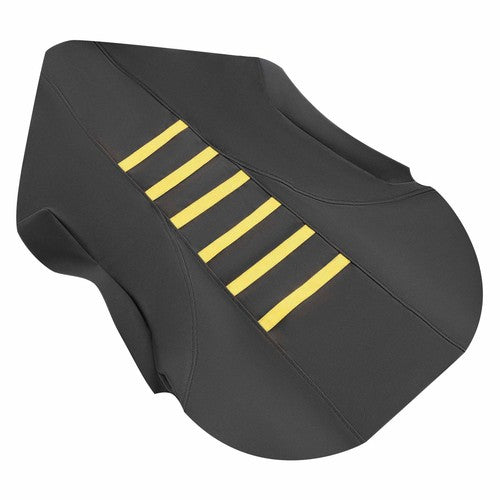 DURAFORCE For Suzuki Z400 LTZ 400 03-08 09 Yellow Ribs Black Sides Multi Grip Seat Cover