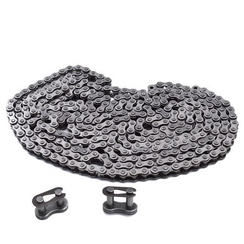DURAFORCE Roller Chain #35 10 Feet Carbon Stell with 2 Connecting Link 0.375 Inch