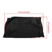 DURAFORCE Black Front Seat Bottom Cover 2007-2016 For Yamaha G29 / Drive Golf Cart