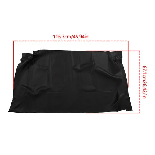 DURAFORCE Black Front Seat Bottom Cover 2007-2016 For Yamaha G29 / Drive Golf Cart